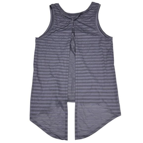 Lululemon Meet Halfway Tank Striped In Moonwalk Size 4 - Picture 7 of 8